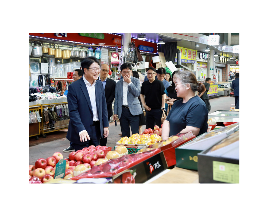 대구지방국세청, 추석맞이 전통시장 장보기 행사