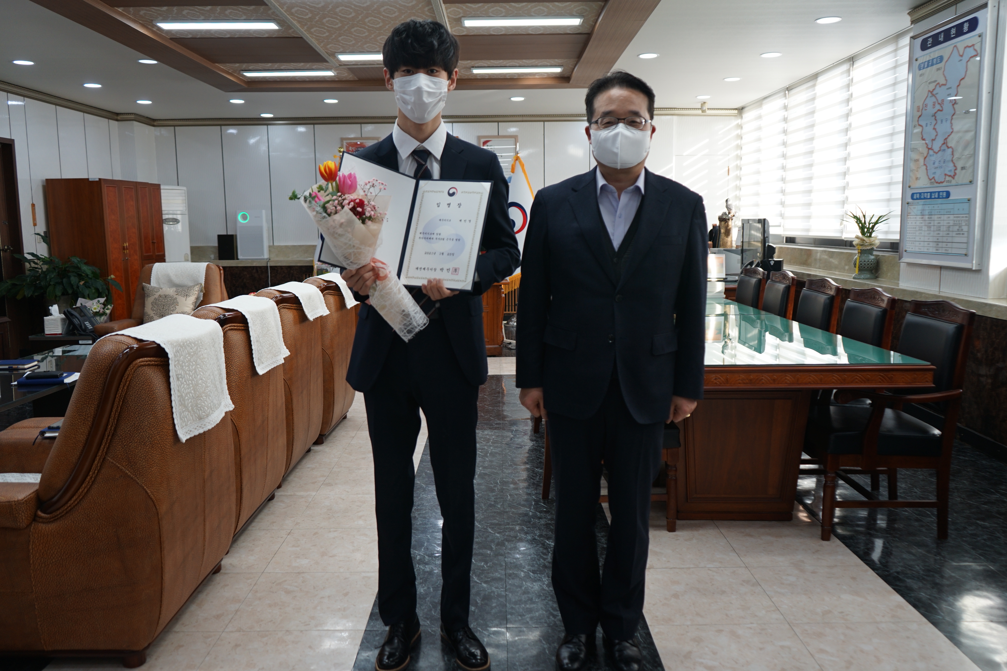 박민후서장님과 신규직원