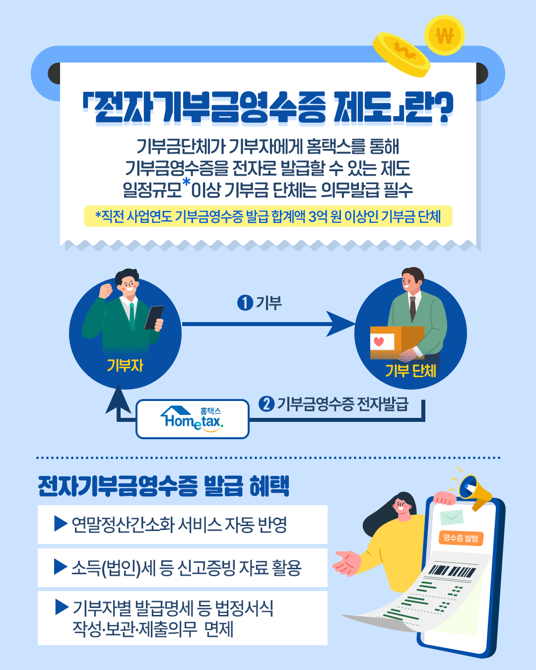 전자기부금영수증 의무발급 제도(3)